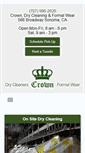 Mobile Screenshot of crownsonoma.com