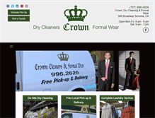 Tablet Screenshot of crownsonoma.com